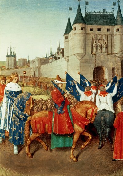 The Arrival of Charles V in Paris, 28th May 1364 by Jean Fouquet